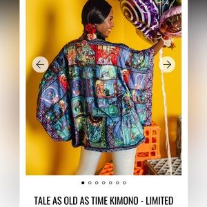NWT One Size Blackmilk Limited Tale As Old As Time Kimono